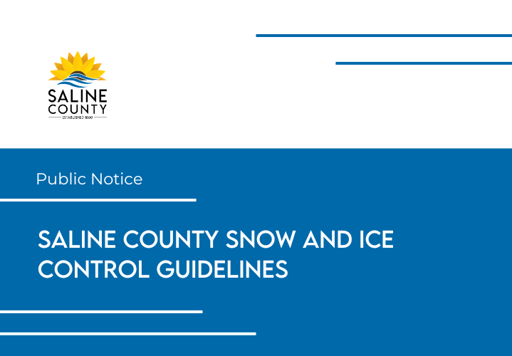 Saline County Snow and Ice Control Guidelines - News Image